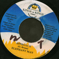 Elephant Man Approach Vinyl 7" USED