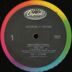 George Clinton Man's Best Friend / Atomic Dog (Atomic Mix - Long Version) Vinyl 12" USED