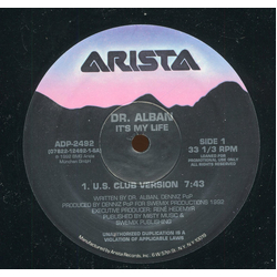 Dr. Alban It's My Life Vinyl 12" USED