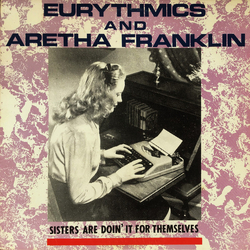 Eurythmics / Aretha Franklin Sisters Are Doin' It For Themselves Vinyl 12" USED