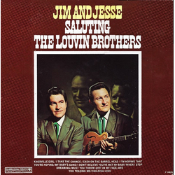 Jim & Jesse Saluting The Louvin Brothers Vinyl LP USED