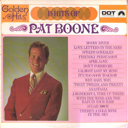 Pat Boone 15 Hits Of Pat Boone Vinyl LP USED