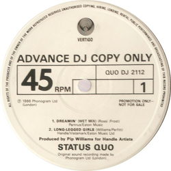 Status Quo Dreamin' Vinyl 12" USED
