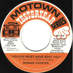 Bonnie Pointer Heaven Must Have Sent You / Free Me From My Freedom Vinyl 7" USED