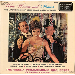 Johann Strauss Jr. / Josef Strauß / Wiener Philharmoniker / Clemens Krauss Wine, Women And Strauss Vinyl LP USED