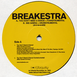 Breakestra You Don't Need A Dance! / See Sawng Vinyl 12" USED