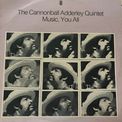 The Cannonball Adderley Quintet Music, You All Vinyl LP USED