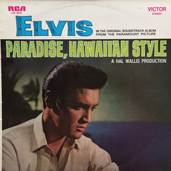 Elvis Presley Paradise, Hawaiian Style Vinyl LP USED