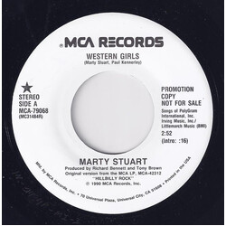 Marty Stuart Western Girls USED VINYL 7INCH 45 RPM PROMO