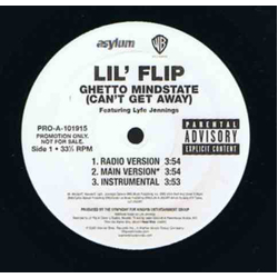 Lil' Flip Ghetto Mindstate (Can't Get Away) Vinyl 12" USED