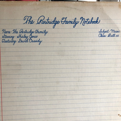 The Partridge Family / Shirley Jones (2) / David Cassidy The Partridge Family Notebook Vinyl LP USED