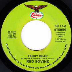 Red Sovine Teddy Bear Vinyl 7" USED
