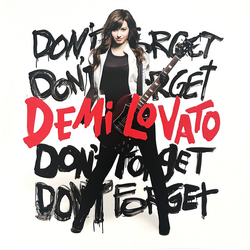 Demi Lovato Don't Forget Vinyl LP USED