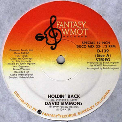 David Simmons (2) Holdin' Back Vinyl 12" USED