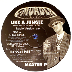 C-Murder Like A Jungle Vinyl 12" USED