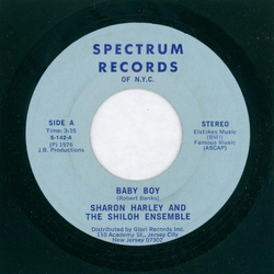 Sharon Harley / The Shiloh Ensemble / John Bennings Baby Boy Vinyl 7" USED