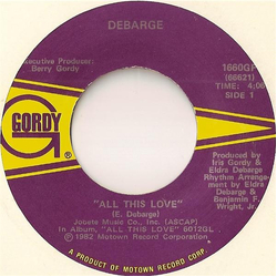 Debarge All This Love Vinyl 7" USED