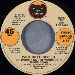 Paul Butterfield Footprints On The Windshield Upside Down Vinyl 7" USED
