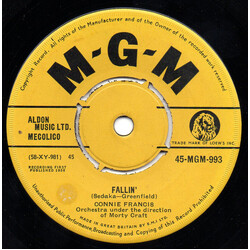 Connie Francis I'll Get By / Fallin' USED VINYL 7INCH 45 RPM