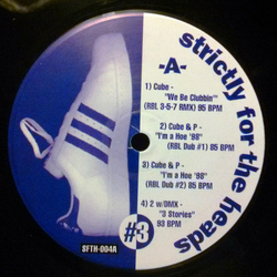 Various Strictly For The Heads #3 Vinyl 12" USED