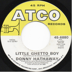 Donny Hathaway Little Ghetto Boy / We're Still Friends Vinyl 7" USED