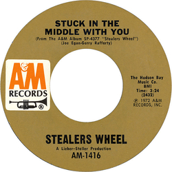 Stealers Wheel Stuck In The Middle With You Vinyl 7" USED