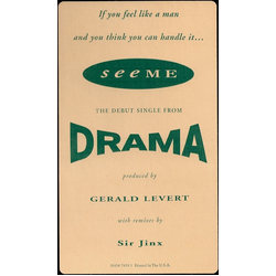Drama (6) See Me Vinyl 12" USED