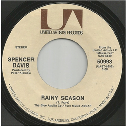 Spencer Davis Rainy Season Vinyl 7" USED