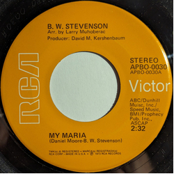 B.W. Stevenson My Maria Vinyl 7" USED