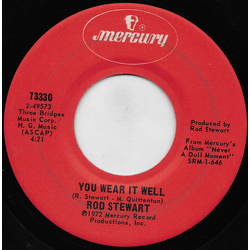 Rod Stewart You Wear It Well / True Blue Vinyl 7" USED