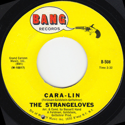 The Strangeloves Cara-Lin Vinyl 7" USED