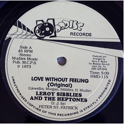 Leroy Sibbles / The Heptones Love Without Feeling (Original) Vinyl 12" USED