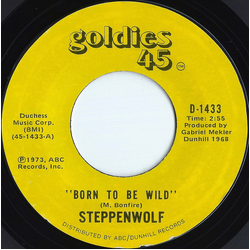 Steppenwolf Born To Be Wild / Magic Carpet Ride Vinyl 7" USED