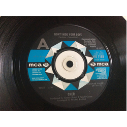 Cher Don't Hide Your Love Vinyl 7" USED