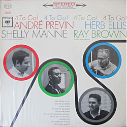 André Previn / Herb Ellis / Shelly Manne / Ray Brown 4 To Go! Vinyl LP USED