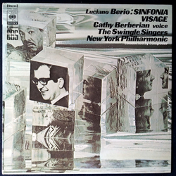 Luciano Berio / Cathy Berberian / Les Swingle Singers / New York Philharmonic Sinfonia / Visage Vinyl LP USED