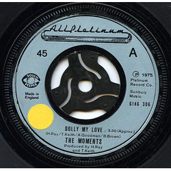 The Moments Dolly My Love / More Dolly Vinyl 7" USED