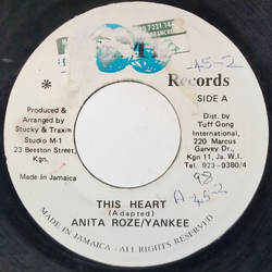 Anita Roze / Yankee (2) This Heart Vinyl 7" USED