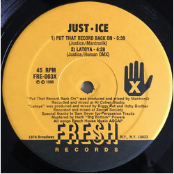 Just-Ice Put That Record Back On / Latoya / That Girl Is A Slut Vinyl 12" USED