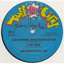Grandmaster Caz Get Down Grandmaster / I'm Caz Vinyl 12" USED