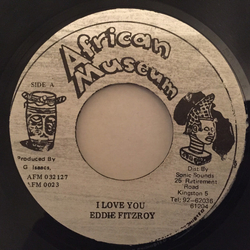 Edi Fitzroy / Jigsy King I Love You / Bunn Down Sadom Vinyl 7" USED