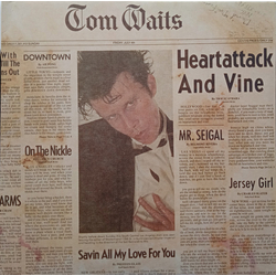 Tom Waits Heartattack And Vine Vinyl LP USED