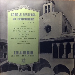 Perpignan Festival Orchestra / Pablo Casals / Myra Hess / Wolfgang Amadeus Mozart Casals Festival At Perpignan 1951 Vinyl LP USED