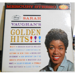 Sarah Vaughan Sarah Vaughan's Golden Hits Vinyl LP USED