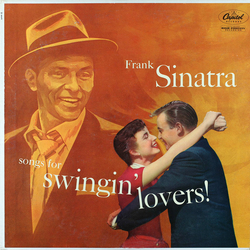 Frank Sinatra Songs For Swingin' Lovers Vinyl LP USED