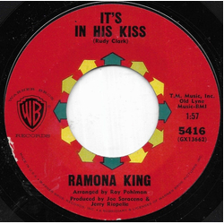 Ramona King It's In His Kiss / It Couldn't Happen To A Nicer Guy Vinyl 7" USED