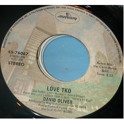 David Oliver (3) Love TKO Vinyl 7" USED