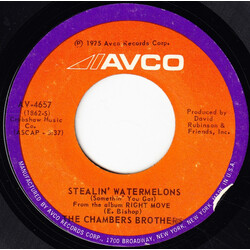 The Chambers Brothers Stealin' Watermelons (Somethin' You Got) / Miss Lady Brown USED VINYL 7INCH 45 RPM