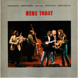 David Grisman / Herb Pedersen / Vince Gill / Jim Buchanan / Emory Gordy, Jr. Here Today Vinyl LP USED