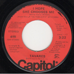 Tavares It Only Takes A Minute Vinyl 7" USED